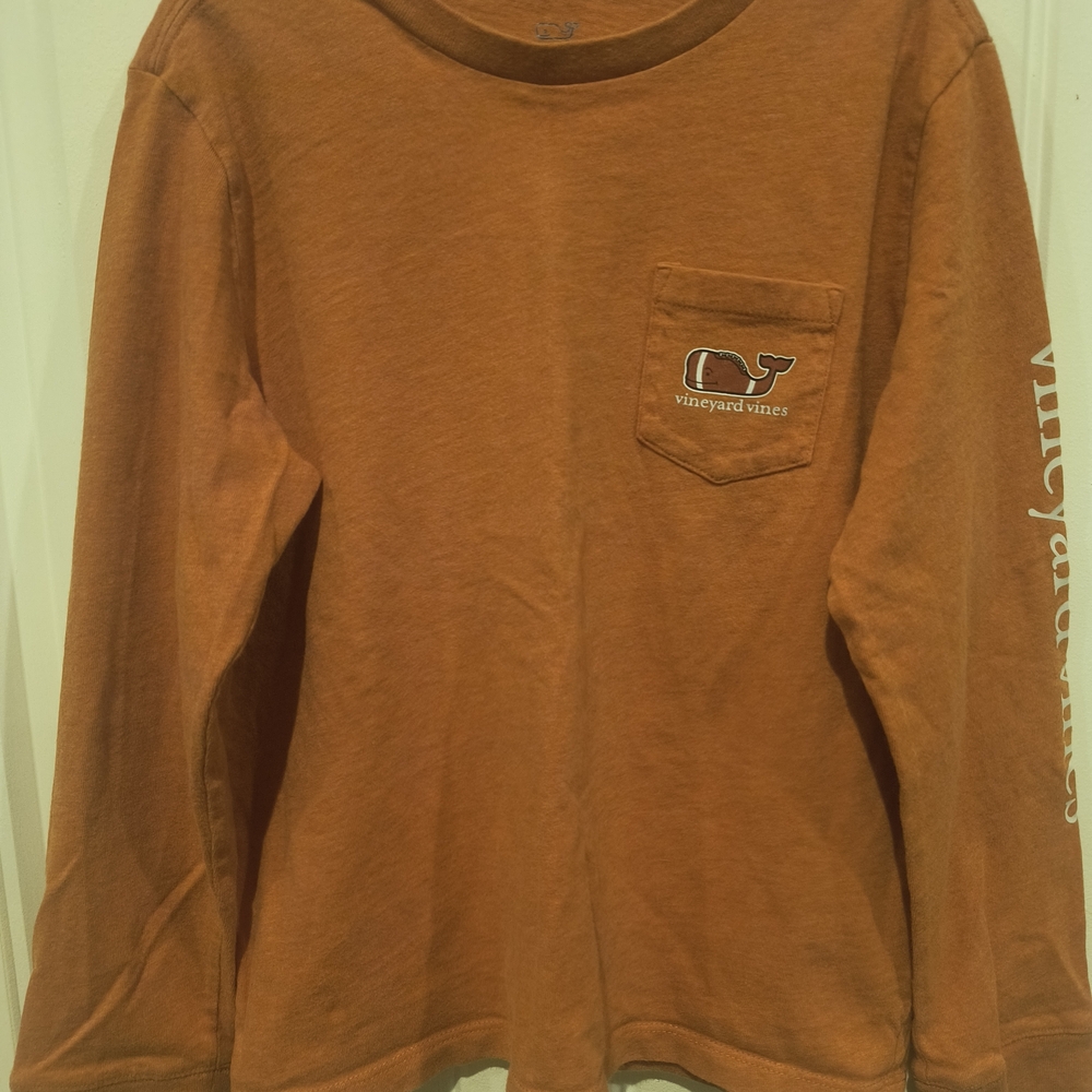 Vineyard Vines Kids' Brown Long Sleeve Shirt